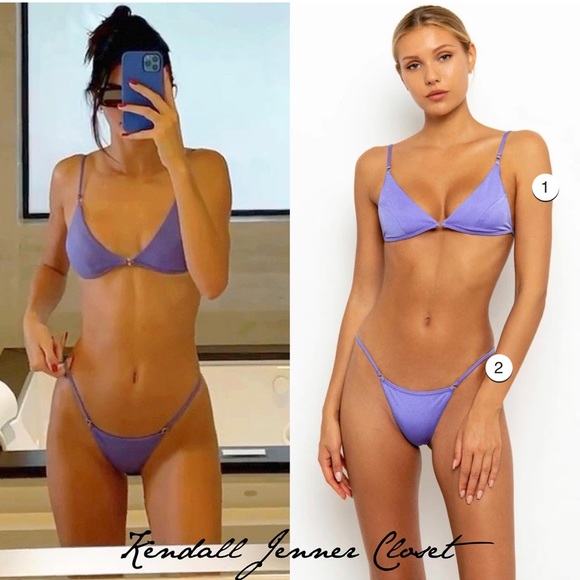 [SOLD OFF POSHMARK] Sommer Swim - Uma Provenza Bralette Bikini top and bottom - Picture 1 of 10